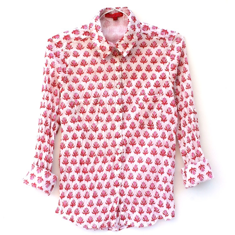chemise femme rose